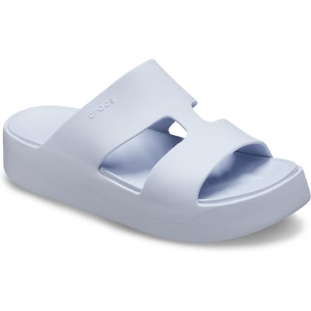 Crocs Getaway Platform H-Strap Thermoplastische Slippers Voor Dames Met Droomlandschap