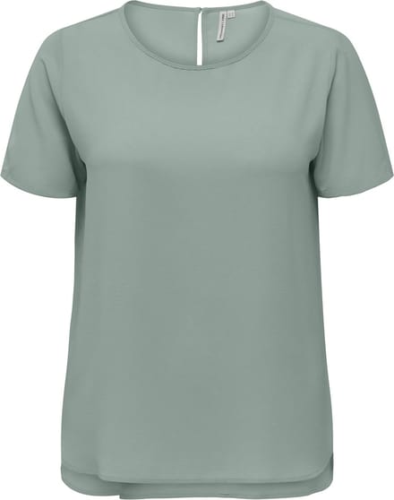 ONLY CARMAKOMA - CARVICA S/S TOP WVN NOOS Dames Blouse