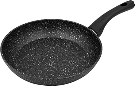 Krasbestendige koekenpan 28 cm met antiaanbaklaag en aluminium constructie