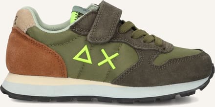 Sun68 Boys Tom Multicolor Sneakers - Jongens - Groen - Maat 32