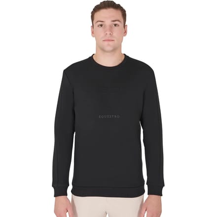 Katoenen paardrijsweater met logo Equestro