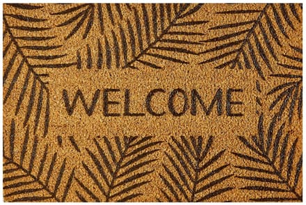 MD Entree - Deurmat - Kokosmat - Finesse - Leaves Welcome - 40 x 60 cm