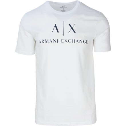 Armani Exchange Logo Tee - White T-Shirts