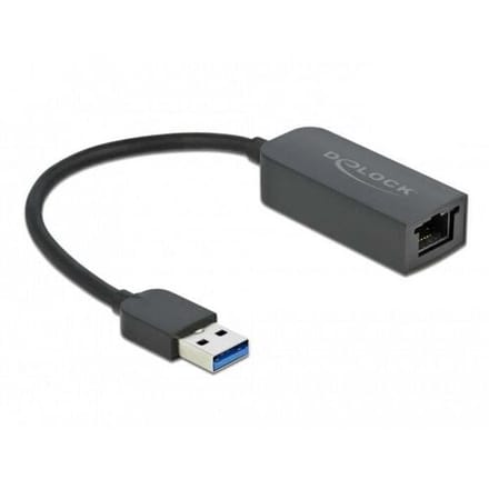 Delock USB 2.0 Adapter [1x USB-A-stekker - 1x RJ45-bus] 66646 0.16 m