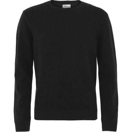 Wollen trui met ronde hals Colorful Standard Classic Merino deep black