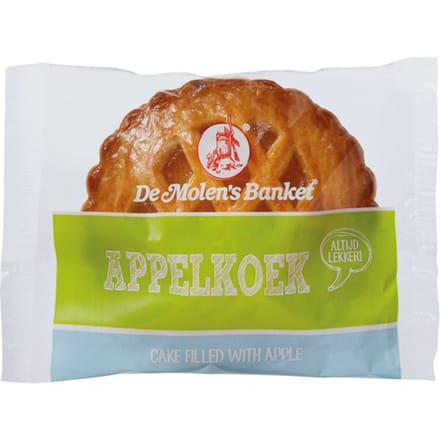 Appel Koeken XL Doos 30 stuks 50 gram apart verpakt De Molen