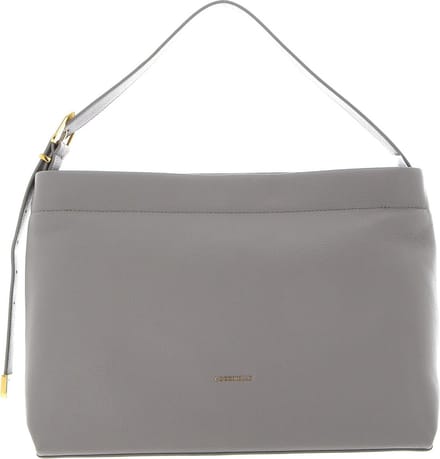 COCCINELLE Leren Schoudertas Coccinelle Gleen Handbag Stone Grijs