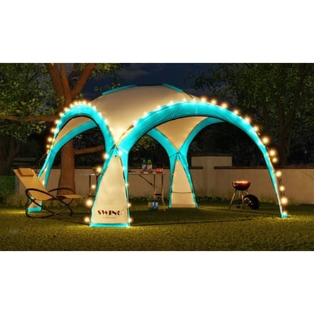 Gazebo met verlichting: Rood