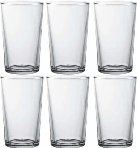 Duralex Longdrinkglazen Chope - 6x stuks - glas - transparant - koffie/thee - 280 ml