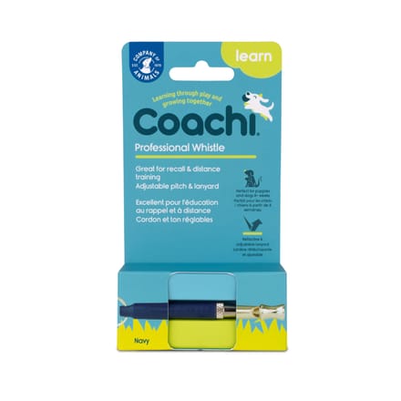 Coachi Professional Whistle Hondenfluit - Hondenopvoeding - Navy Zilver