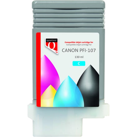 Inktcartridge Quantore alternatief tbv Canon PFI-107 blauw