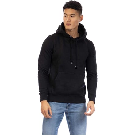 Peter Werth Herenhoodie van katoen met normale pasvorm (Zwart)
