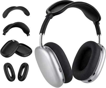 Dailygoods - 4-in-1 Siliconen Hoes voor Hoofdtelefoon