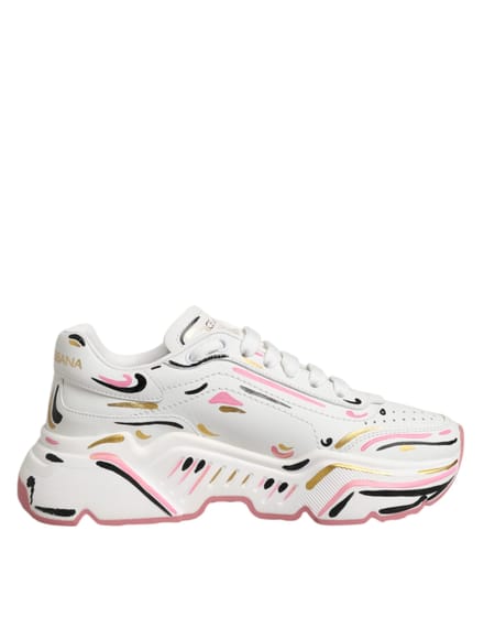 Dolce & Gabbana Multicolor Handgeschilderde DAYMASTER Sneakerschoenen