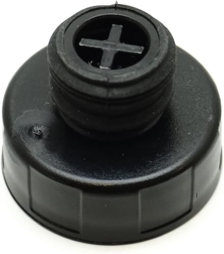 Stoomwisser Onderdeel - Cap en Insert - Grondig Reinigen - Specifieke Pasvorm - One Pack - Zwart