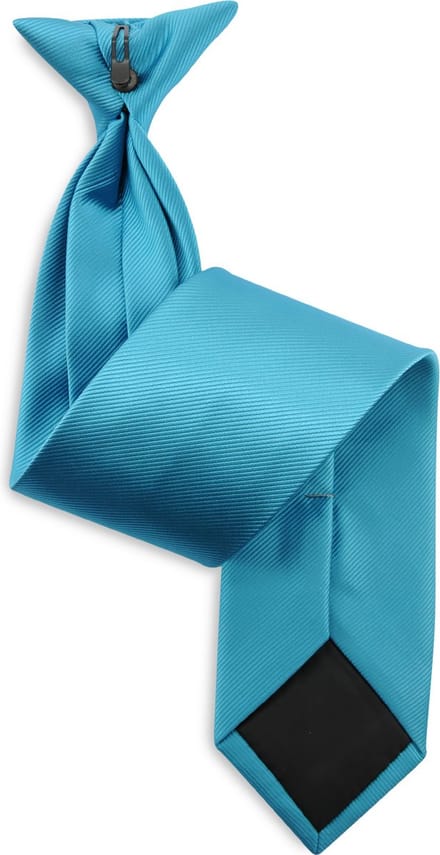 JB Collection - Clipstropdassen - clipstropdas turquoise repp - turquoise