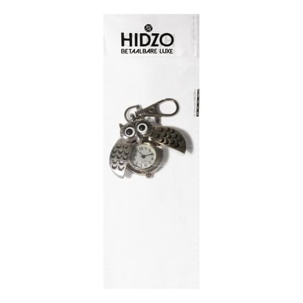 Hidzo Hanger Uilenhanger Uilen klokje - Zilver - ?20
