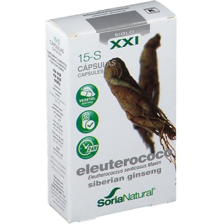 Soria Natural® 15-S Eleutherococcus XXI 30 Capsules