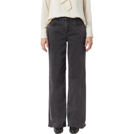 Jeans Wide Leg met knoop- en ritssluiting dames COMMA
