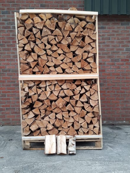 Haardhout, Eik | 2 XXL pallets 2,0 kuub strak gestapeld