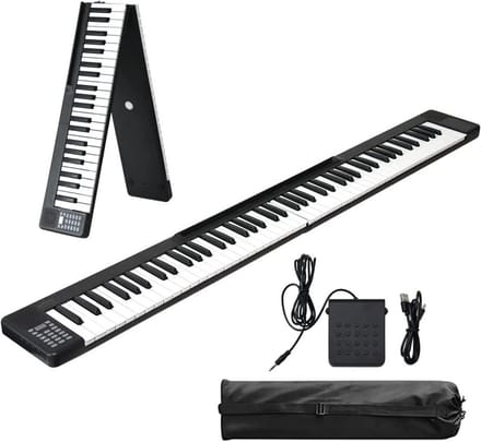Opvouwbare Piano 88 Toetsen - Draagbare Digitale Piano met Bluetooth en Ingebouwde Luidsprekers