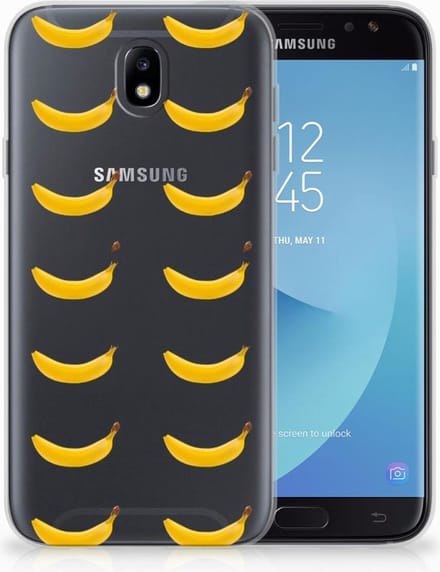 Back Cover voor Samsung Galaxy J7 2017 | J7 Pro Siliconen Case Banana