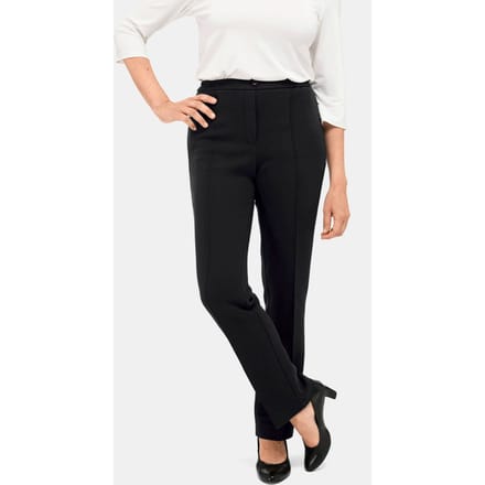Jersey thermobroek CARLA met elastische tailleband - zwart - Gr. 265 van Goldner Fashion