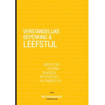 Verstandelijke Beperking & Leefstijl - Tjitske Gijzen