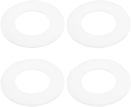Dailygoods- Spoelklep 4 Stuks - Afdichting Wasmachine - Buitendiameter 58mm - Binnendiameter 32mm - Dikte 2mm - Metaal Materiaal - Afdichtring