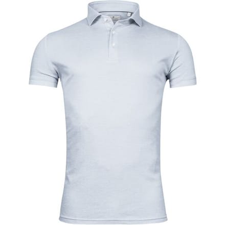 Thomas Maine Polo Cotton Piqué Short Sleeve Licht Blauw / male