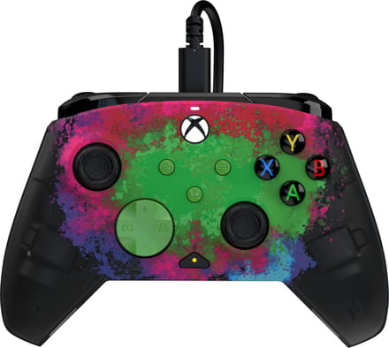 PDP Rematch Glow - Gaming Controller - Xbox Series X|S/Xbox One - Glow in the Dark - Space Dust