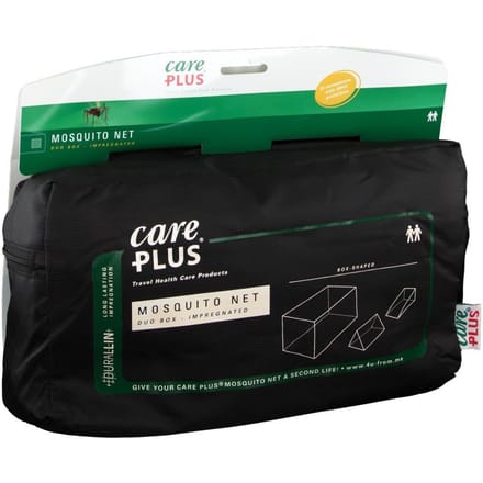 Care Plus® Mosquito Net Duo Box Durallin® Geïmpregneerd, 2pers (Maat - 2p)