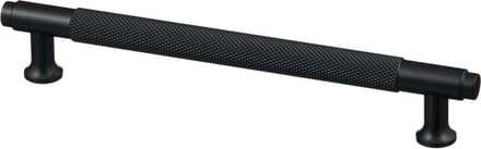 Handgreep Zwart - diamond cut - 128mm/164mm