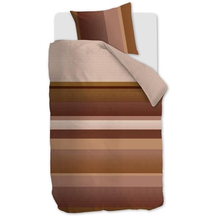 Beddinghouse Rhys dekbedovertrek - Eenpersoons - 140x200/220 cm - Steenrood