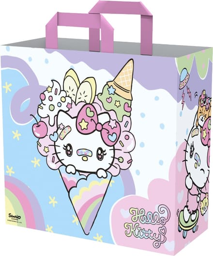 Hello Kitty - Ice Cream - shopping bag - boodschappentas