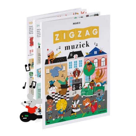 Top1Toys Boek Zigzag Muziek Kijkboek