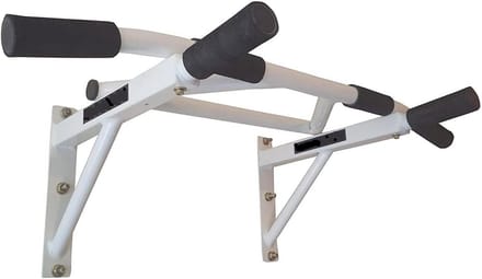 Chin Up Bar - Pull Up Bar - Kracht Training - Multi Grip - Wandmontage - Zwart