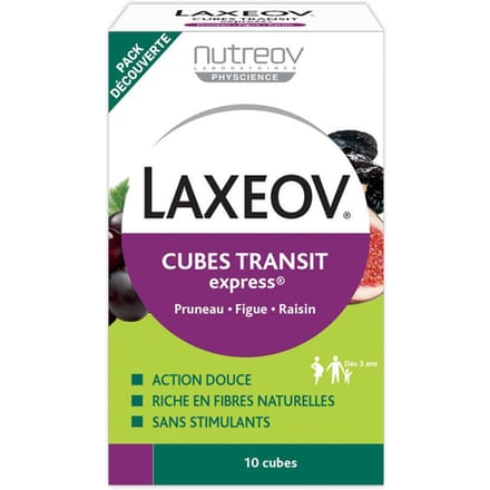 Laxeov Transit Pruim-Vijg-Druif 10x10 Kubus