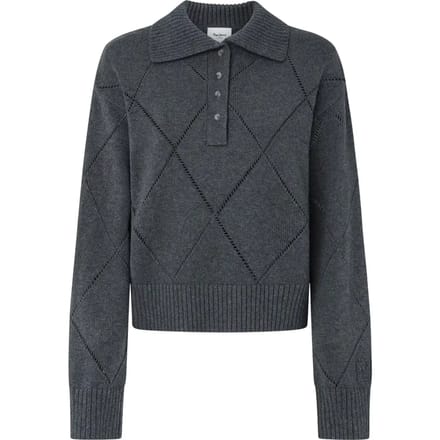 Pepe Jeans Idris Trui Grijs M Vrouw