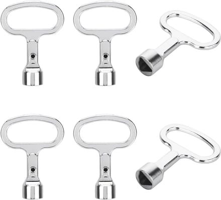 Pack of 6 Triangle Wrenches, 3-Edge Wrench, 10 mm, Triangle Wrench, Trash Can, Triangle Pollen Wrench, Universal - ShopVlot