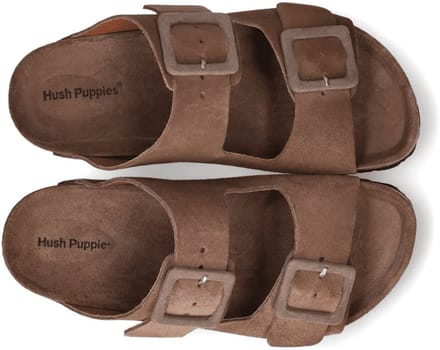 Hush Puppies Dames Slipper | Taupe | Maat: 38