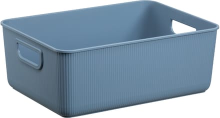 Akita Plast Team - Opbergbox - Opslagcontainer 10L - 100% gerecycled - Blauw