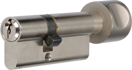 S2 veiligheidscilinder S6 K50/30 SKG 2, knopcilinder (verschillend sluitend)