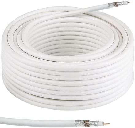 Thomson SAT Installatie Coaxkabel 50m 100dB TV Antennekabel Digitaal Coax 4K