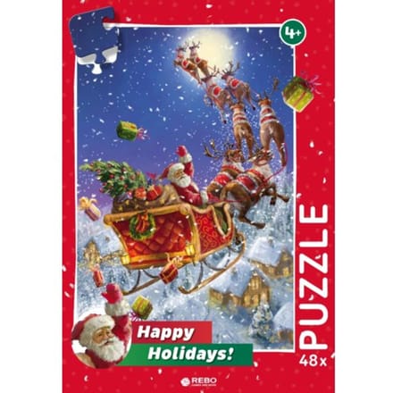 Rebo Legpuzzel 48 Stukjes - Santa