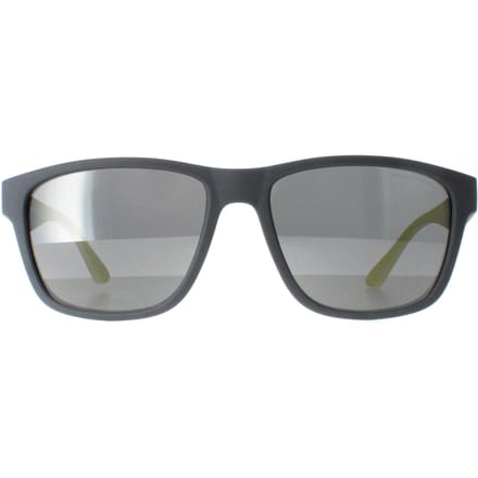 Armani Exchange AX4135S 81806G mat grijs spiegel zilver zonnebril