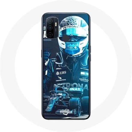 Coque - Valtteri Bottas - Oppo A53 - Noir - Formule 1 - Souple noir