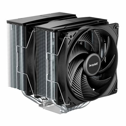 Be Quiet! - Pure Rock Pro 3 Silver - CPU Koeler - Dual Tower - 2x 120mm PWM - Zilver/Zwart