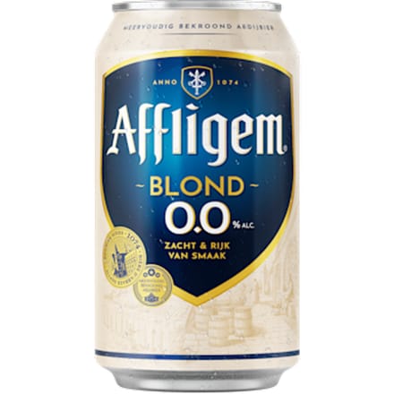 Blond 0.0 bier blik