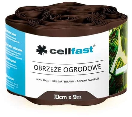 Cellfast - Palisade - tuinrand /Gazonrand - 10cm x 9m bruin